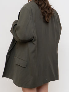 Vintage x Made in USA x NORDSTROM Wool Olive Blazer (S-XL)
