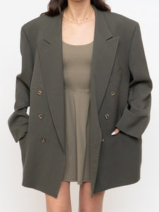 Vintage x Made in USA x NORDSTROM Wool Olive Blazer (S-XL)