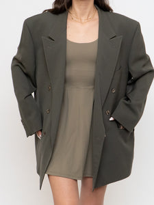 Vintage x Made in USA x NORDSTROM Wool Olive Blazer (S-XL)