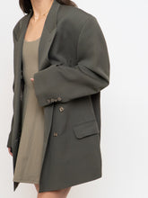 Load image into Gallery viewer, Vintage x Made in USA x NORDSTROM Wool Olive Blazer (S-XL)