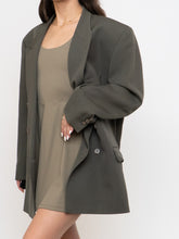 Load image into Gallery viewer, Vintage x Made in USA x NORDSTROM Wool Olive Blazer (S-XL)