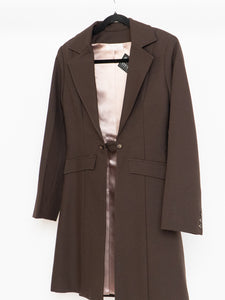 Vintage x Custom Brown Vest & Blazer Set (M)