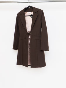 Vintage x Custom Brown Vest & Blazer Set (M)