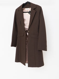 Vintage x Custom Brown Vest & Blazer Set (M)