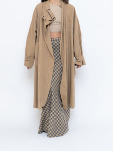 Modern x Beige Oversized Lightweight Jacket (Free Size)