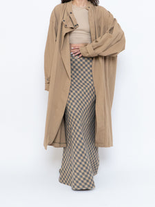 Modern x Beige Oversized Lightweight Jacket (Free Size)