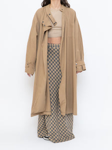 Modern x Beige Oversized Lightweight Jacket (Free Size)