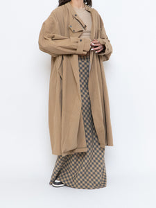 Modern x Beige Oversized Lightweight Jacket (Free Size)