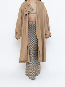 Modern x Beige Oversized Lightweight Jacket (Free Size)