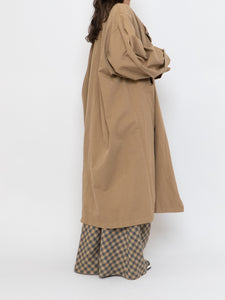 Modern x Beige Oversized Lightweight Jacket (Free Size)