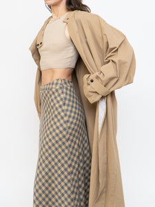 Modern x Beige Oversized Lightweight Jacket (Free Size)