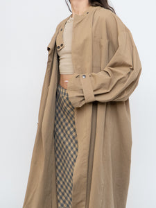 Modern x Beige Oversized Lightweight Jacket (Free Size)
