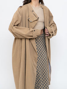 Modern x Beige Oversized Lightweight Jacket (Free Size)