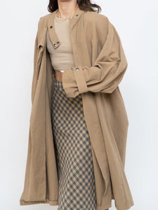 Modern x Beige Oversized Lightweight Jacket (Free Size)