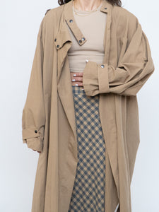 Modern x Beige Oversized Lightweight Jacket (Free Size)