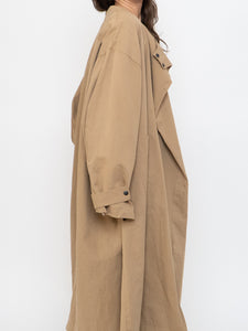 Modern x Beige Oversized Lightweight Jacket (Free Size)