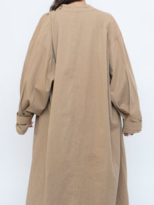 Modern x Beige Oversized Lightweight Jacket (Free Size)