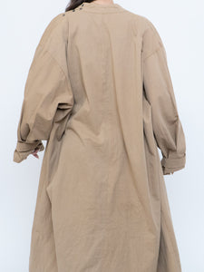 Modern x Beige Oversized Lightweight Jacket (Free Size)