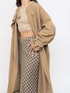 Modern x Beige Oversized Lightweight Jacket (Free Size)