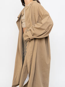 Modern x Beige Oversized Lightweight Jacket (Free Size)