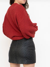 Load image into Gallery viewer, Vintage x HARLEY DAVIDSON Quilted Faux Leather Mini Skirt (XS, S)
