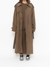 Load image into Gallery viewer, Vintage x Brown Soft Belted Trench (S-XL)
