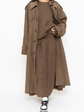 Load image into Gallery viewer, Vintage x Brown Soft Belted Trench (S-XL)