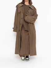 Load image into Gallery viewer, Vintage x Brown Soft Belted Trench (S-XL)