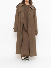 Load image into Gallery viewer, Vintage x Brown Soft Belted Trench (S-XL)