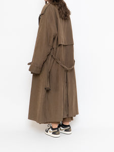 Vintage x Brown Soft Belted Trench (S-XL)