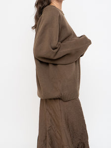 Vintage x Brown Acrylic Knit Sweater (XS-XXL)