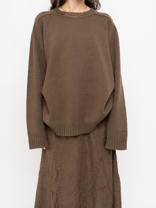 Vintage x Brown Acrylic Knit Sweater (XS-XXL)