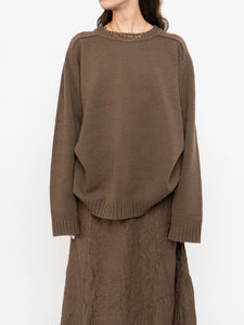 Vintage x Brown Acrylic Knit Sweater (XS-XXL)