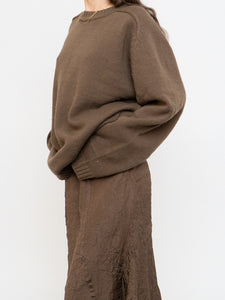 Vintage x Brown Acrylic Knit Sweater (XS-XXL)