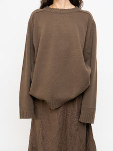 Vintage x Brown Acrylic Knit Sweater (XS-XXL)