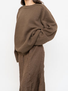 Vintage x Brown Acrylic Knit Sweater (XS-XXL)