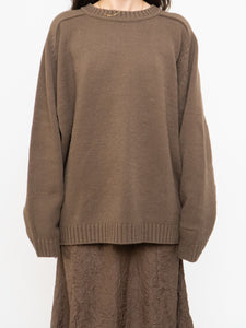 Vintage x Brown Acrylic Knit Sweater (XS-XXL)