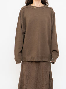 Vintage x Brown Acrylic Knit Sweater (XS-XXL)