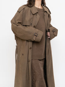 Vintage x Brown Soft Belted Trench (S-XL)