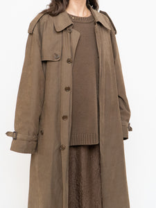 Vintage x Brown Soft Belted Trench (S-XL)
