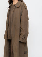 Load image into Gallery viewer, Vintage x Brown Soft Belted Trench (S-XL)