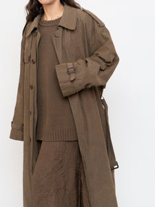 Vintage x Brown Soft Belted Trench (S-XL)