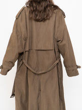 Load image into Gallery viewer, Vintage x Brown Soft Belted Trench (S-XL)