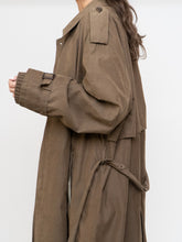 Load image into Gallery viewer, Vintage x Brown Soft Belted Trench (S-XL)