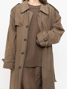 Vintage x Brown Soft Belted Trench (S-XL)