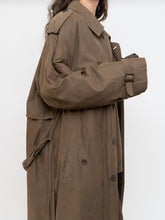 Load image into Gallery viewer, Vintage x Brown Soft Belted Trench (S-XL)