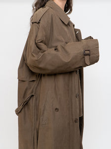 Vintage x Brown Soft Belted Trench (S-XL)
