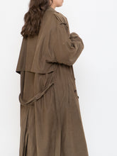 Load image into Gallery viewer, Vintage x Brown Soft Belted Trench (S-XL)