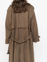 Load image into Gallery viewer, Vintage x Brown Soft Belted Trench (S-XL)