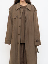 Load image into Gallery viewer, Vintage x Brown Soft Belted Trench (S-XL)